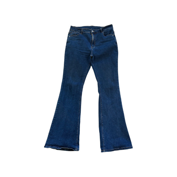 SHEIN Denim - Shein Jeans Authentic Flare High Rise Stretch Women’s Size XL/12